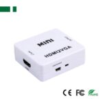 Μετατροπέας HDMI In / VGA Out & Ήχο Τροφοδοσία από Καλώδιο USB Λευκό Anga PS-M630