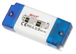 Τροφοδοτικό Switching για Ταινίες LED 12VDC 1A/12W Πλαστικό Slim με Κλέμες LPS-12-12