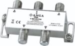 Anga PS04 Διακλαδωτής TV & SAT 4 Eξόδων 5-2400MHz με Power Pass