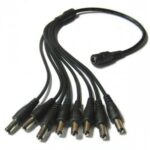 Τροφοδοτικό Γραφείου Switching 12VDC 5A με Βύσμα 5.5x2.1mm & Διακλαδωτή Καλωδίου Τροφοδοσίας 1:8 Anga CPA1205-5A+CD1-8 - Image 2