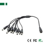 Καλωδίωση Αρσενικό Βύσμα DC 5.5x2.1mm σε 8 Θηλυκά για Τροφοδοσία 8 Καμερών από 1 Τροφοδοτικό Anga CD1-8 - Image 4