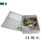 Τροφοδοτικό Switching 12VDC 10A για Συστήματα Ασφαλείας με 18 Εξόδους & Λειτουργία UPS 207x265x85mm Anga CP1209-10A-18-B - Image 4