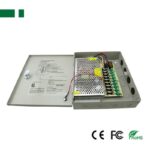 Τροφοδοτικό Switching 12VDC 10A για Συστήματα Ασφαλείας με 9 Εξόδους 233x206x52mm Anga CP1209-10A-9 - Image 3