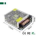 Τροφοδοτικό Switching 12VDC 3A / 36W Μεταλλικό Anga CP1207-3A - Image 4
