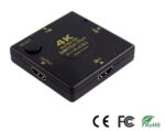 HDMI Switch 3 Eίσοδοι / 1 Έξοδος 4K με Πλήκτρο Επιλογής Εισόδου Anga PS-M301-4K