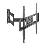 Βάση Τοίχου Brateck για TV έως 55" 35kg Max με Βραχίονα Μαύρη LPA69-443