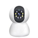 Anga AQ-8119IBW IP Wi-Fi Κάμερα 4MP Εσωτερικού Χώρου Έγχρωμη 24/7 με Κίνηση & Οριζόντιο Auto Tracking, Φακό 3.6mm & Αμφίδρομο Ήχο