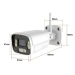 Anga AQ-8121ISW GSM 4G & LAN Κάμερα Bullet Εξωτερικού Χώρου IP66 Έγχρωμη 24/7 2MP Η265 με Αμφίδρομο Ήχο, Φακός 3.6mm - Image 5