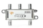 GT-SAT GT-SP41 Διακλαδωτής TV & SAT 4 Eξόδων 5-2400MHz με Power Pass - Image 2