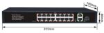Anga CPE-6162BE 16PoE+2+SFP Port Ethernet Switch 10/100Mbps έως 250m 250W Max. 312x185x46mm - Image 2