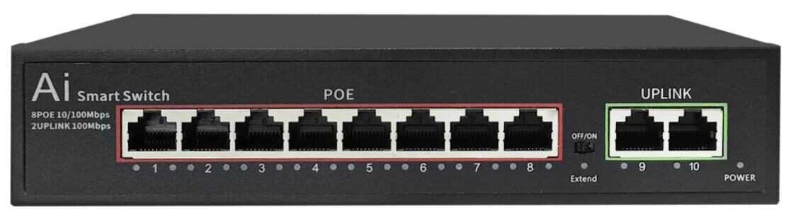 946880290-o1-1.jpg Anga CPE-5082B 8PoE+2 Port Ethernet Switch 10/100Mbps έως 250m 120W Max. 312x185x46mm - Image 1