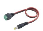 Καλώδιο με Βύσμα DC 5.5x2.1mm Θηλυκό & Κλέμα Σύνδεσης 30cm Anga PS-M003-S