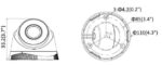 Hikvision HiWatch HWI-T240HA IP Κάμερα Dome 4MP με Φακό 2.8mm, IR 30m, PoE, Εξωτερικού Χώρου IP67 - Image 2
