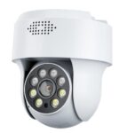 Anga AQ-8125ISW IP Wi-Fi Κάμερα 4MP Εξωτερικού Χώρου Έγχρωμη 24/7 IP65 με Κίνηση & Οριζόντιο Auto Tracking με Φακό 3.6mm & Αμφίδρομο Ήχο
