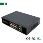 Anga PS-EG5182B 8PoE+2 Port Ethernet Switch 10/100/1000Mbps έως 100m 120W Max. 202x140x45mm - Image 2