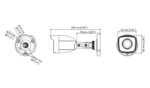 Hikvision HiWatch HWT-B150-P Αναλογική Κάμερα Bullet 5MP με Φακό 2.8mm, IR 20m, Εξωτερικού Χώρου IP66 - Image 2
