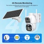 Anga AQ-8127IBW GSM 4G IP Κάμερα Μπαταρίας με 2 Φακούς 2MP, Εξωτερικού Χώρου IP65 με Κίνηση, PIR, Ηλιακό Panel, Φακοί 3.6mm & Αμφίδρομο Ήχο - Image 4