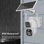 Anga AQ-8127IBW GSM 4G IP Κάμερα Μπαταρίας με 2 Φακούς 2MP, Εξωτερικού Χώρου IP65 με Κίνηση, PIR, Ηλιακό Panel, Φακοί 3.6mm & Αμφίδρομο Ήχο - Image 5