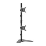 Βάση Γραφείου Brateck για 2 Monitors έως 32″ 9kg ανά Monitor Max Μαύρη LDT66-T02V