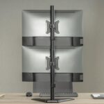 Βάση Γραφείου Brateck για 2 Monitors έως 32″ 9kg ανά Monitor Max Μαύρη LDT66-T02V - Image 2