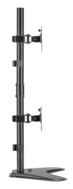 Βάση Γραφείου Brateck για 2 Monitors έως 32″ 9kg ανά Monitor Max Μαύρη LDT66-T02V - Image 3