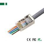 Βύσμα RJ45 8P8C Cat.6Α Θωρακισμένο Διαμπερές Πρεσαριστό Καλωδίου 50τμχ Anga 552-324 - Image 2