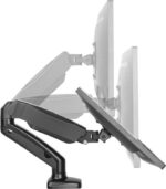 Βάση Γραφείου Brateck για Monitors έως 32″ με Ελατήριο Ανύψωσης Μαύρη LDT13-C012E - Image 4