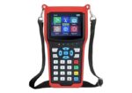 HDMISAT SF-3700GM Ψηφιακό Combo Πεδιόμετρo DVB-S2 & DVB-T2 H.265 & CCTV Tester με Οθόνη 3.5″ σε Κόκκινη Θήκη