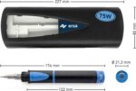 Ersa Independent 75 Profi Set Κολλητήρι Αερίου με Μύτη 2.4mm Ρυθμιζόμενο έως 580°C, Ηλεκτρονική Ανάφλεξη & 7 Άκρα 0G07400141 - Image 5