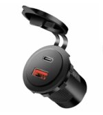 Φορτιστής Οχημάτων 12/24VDC για Panel με 1x USB-A QC3.0 30W & 1x USB-C Power Delivery 30W LogiLink PA0330
