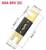 Ασφάλεια 80A 80VDC Τύπου ANL - Image 2