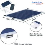 Invictus Ηλιακός Φορτιστής Φορητών Συσκευών με 1x USB-A 5W/1A Max. IP65 SRUSB-5