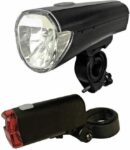 Σετ Φακός Ποδηλάτου LED Μπαταρίας 70lm με Φανάρι, Δέσμη 120m IP67 με με 2 Επίπεδα Φωτεινότητας Arcas 13.02.0073