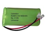 Camelion Μπαταρία Ασύρματου Τηλεφώνου Ni-MH 2.4V 800mAh 2x AAA 2 Καλωδίων με Universal Βύσματα C105 2NH-AAA800BMU