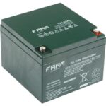 FAAM Μπαταρία Μολύβδου 12V 24Ah Βαθιάς Εκφόρτισης 166x176x125mm Ακροδέκτης M5 FLL12-24