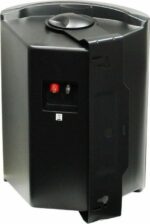 SPS-800B Ζεύγος Ηχείων Πλαστικά 2 Δρόμων 8" 100W 8Ω με Βάση Τοίχου Μαύρα - Image 2