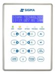 Sigma Aeolus KP Πληκτρολόγιο Αφής Συναγερμού με Οθόνη LCD και Φωτιζόμενα Πλήκτρα Λευκό