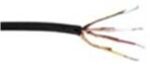 Καλώδιο Μικροφώνου 4x0.22mm Φ4.5mm Μαύρο Tele IS4C712 1m