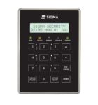 Sigma Aeolus KP/B Πληκτρολόγιο Αφής Συναγερμού με Οθόνη LCD και Φωτιζόμενα Πλήκτρα Μαύρο