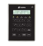 Sigma Aeolus KP RFID/Β Πληκτρολόγιο Αφής Συναγερμού με Οθόνη LCD, Αναγνώστη RFID και Φωτιζόμενα Πλήκτρα Μαύρο