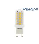 Λάμπα LED G9 230VAC 3W Ψυχρό Λευκό 6500K 350lm 320° Wellmax 02.001.1430