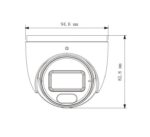 TVT TD-7524AS4/AU/AW2 GREY Αναλογική Κάμερα Dome 2MP με Φακό 2.8mm, Έγχρωμη 24/7, IR 30m & LED Φωτισμού 20m, Μικρόφωνο, Εξωτερικού Χώρου IP67 - Image 2