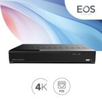 EOS N8004RS-4P Καταγραφικό NVR 4 IP Καναλιών έως 8MP με PoE 76Mbps & Alarm