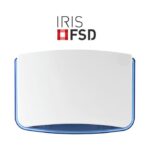 Sigma IRIS FSD/B Σειρήνα Συναγερμού Εξωτερικού Χώρου 122dB με Flash Μπλε Χρώματος