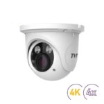 TVT TD-7585AE1 AZ Αναλογική Κάμερα Dome 8MP 4K Motorized Varifocal, IR 30m, Εξωτερικού Χώρου IP66