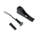 Nova Μαγνητική Επαφή Χωνευτή Στρογγυλή Φ6x33mm για Συρόμενα Κουφώματα Αλουμινίου Μαύρη 1952/BL 10τμχ