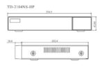 TVT TD-2104NS-HP 4K Καταγραφικό DVR 4 Καναλιών 5MP +2 IP & Audio In - Image 3