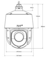 TVT TD-8443IS2N IP Κάμερα Dome PTZ 4MP με 25x Optical Zoom, IR 160m, PoE, Εξωτερικού Χώρου IP66 & IK10 - Image 2