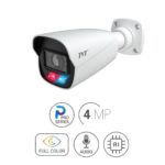 TVT TD-9442C2-PA AZ IP Κάμερα Bullet 4MP Motorized Varifocal, Έγχρωμη 24/7, IR 40m & LED Εκφοβισμού, PoE, Μικρόφωνο & Ηχείο, Εξωτερικού Χώρου IP66