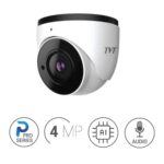 TVT TD-9544E3B IP Κάμερα Dome 4MP με Φακό 2.8mm, IR 30m, PoE, Μικρόφωνο, Εξωτερικού Χώρου IP67